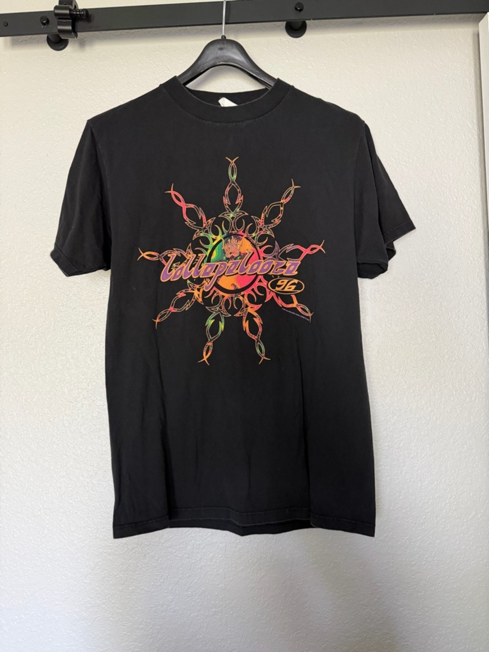 🔥 Vintage 1996 Lollapalooza Tour T Shirt Large Black 90s Band Tee USA